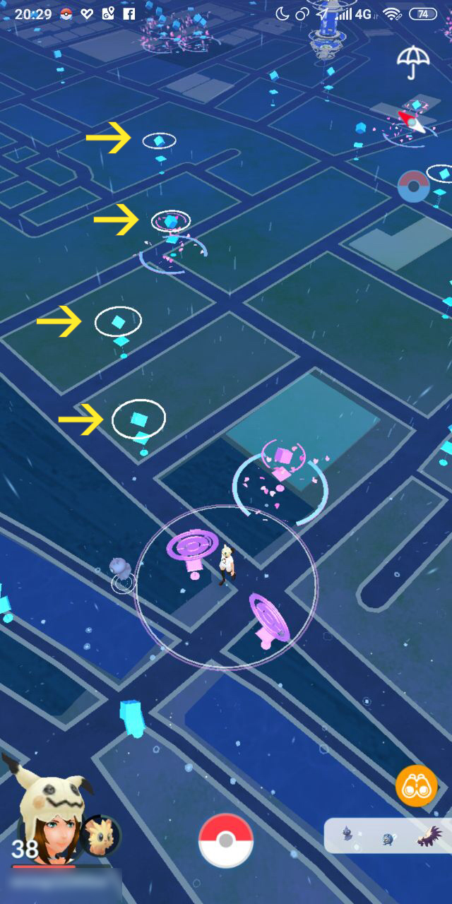 有白圈的補給站 就是沒去轉過的